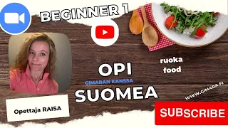 Opi suomea! Mitä ruokaa sä tänään laitat? (Beginner 1)