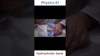 Hydrophobic Sand 🙀🙀Never get wet #shorts #trending #subscribe #physics #youtubeshorts #physics61