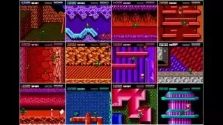 NES Battletoads walkthrough (All levels at the same time)
