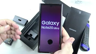 Samsung Galaxy Note 20 Ultra: распаковка и первые впечатления!