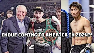 NAOYA INOUE 井上 尚弥 COMING TO AMERICA IN 2024?! BOB ARUM SAYS ITS HAPPENING 🥊🇺🇸