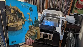 LIVE! Cleaning LPs w/ iSonic Ultrasonic Vinyl Record Cleaner P4875II #VC #vinylcommunity