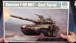 Trumpeter 1/35 T-90 Russian MBT (Cast Turret) # 05560 www.eModels.co.uk