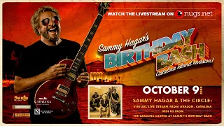 Sammy Hagar & The Circle - Virtual Livestream from Avalon, Catalina - 10/9/21