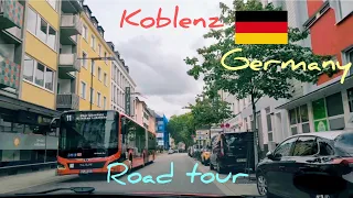 Driving in Koblenz🇩🇪 Germany| Beautiful City|#germany#koblenz#europe#travel#driving#summer