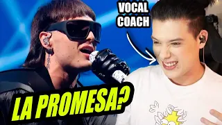 LA PROMESA? PESO PLUMA - "Lady Gaga" | 2023 VMAs | Análisis & Reaccion Vocal Coach | Ema Arias