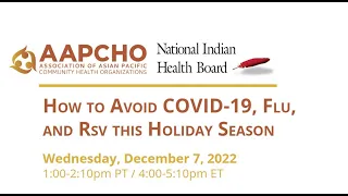 How to Avoid COVID-19, Flu & RSV: Guidance & Strategies for Safer Holiday Travel & Gathering 12/7/22
