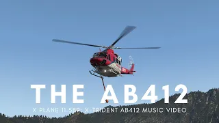 X Plane 11.50.B9: X-Trident AB412 Music Video