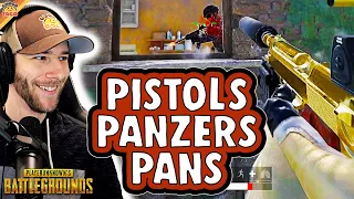 Pistols, Panzers, and Pans Challenge ft. HollywoodBob - chocoTaco PUBG Duos Gameplay