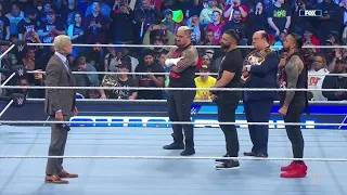 Roman Reigns Cara a Cara con Cody Rhodes camino a WrestleMania Parte 1 -Smackdown 03/03/2023 Español