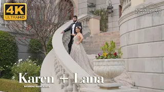 Karen + Lana's Wedding 4K UHD Highlights at Grand Venue st Leon Church and Pasadena Princess