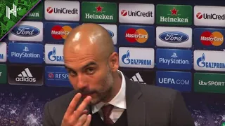 'Look at me when I'm talking to you!' Pep Guardiola loses his temper with reporter