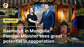 Baerbock in Mongolia: Foreign Minister sees great potential in cooperation | #NewsDE