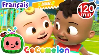 Sur le terrain 🏆| CoComelon - L'Heure de Cody | Chansons pour bébés