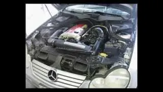 2002 C230 K Supercharger Wastegate Solenoid, how to get access