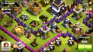 Crazy COC Raids! 900 000 loot