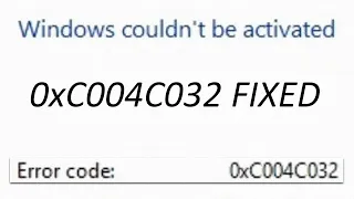 Windows 11 Activation Error Code 0XC004C032: Easy Fix Guide!