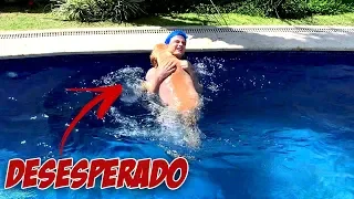 COLOQUEI O MIKE NA PISCINA PELA PRIMEIRA VEZ! [+10]