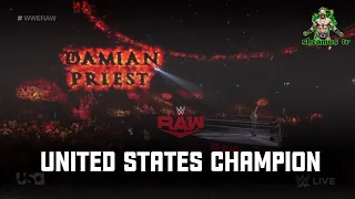 WWE Damian Priest Entrance as United States Champion | Raw, Sept. 27, 2021