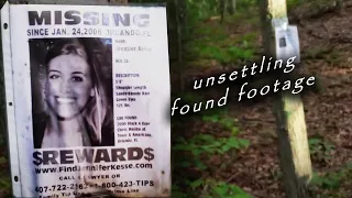 Disturbing Missing Posters Found in The Woods