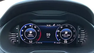 Skoda Octavia 2019 2.0 TSI 190 PS DSG acceleration 50-150 km/h