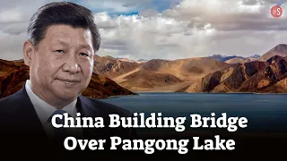 Eastern Ladakh: China Building Bridge Over Pangong Lake In Territory It Occupied In 1950s