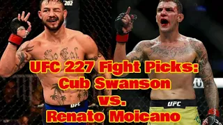 UFC 227 Fight Picks: Cub Swanson vs. Renato Moicano