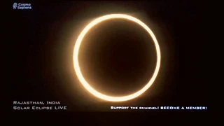ANNULAR SOLAR ECLIPSE & RING OF FIRE on June 21 2020 (Summer solstice 2020) - from Rajasthan, India