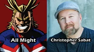 Characters and Voice Actors - My Hero Academia (Season 3) (English Dub)