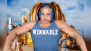 Tyler1 screaming as loud as he can but its vocoded to sicko mode