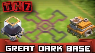 TH7 Dark Elixir Farming Base 2017 | Best TH7 Dark Elixir Farming Base | Let's Play COC TH7