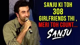 Ranbir Kapoor CRAZY Revelation About His REAL LIFE Girlfriends | SANJU TRAILER LAUNCH