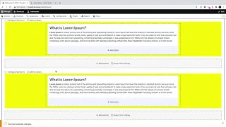 Drupal Layout Builder Section Library Module Demo