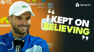 Grigor Dimitrov Reacts To EPIC Miami Semi-Final Win Over Alexander Zverev