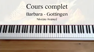 Barbara - Gottingen - Niveau Avancé - Cours complet