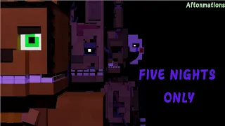 Five Nights Only Remix - CG5 and Roomie (Minecraft Animation)