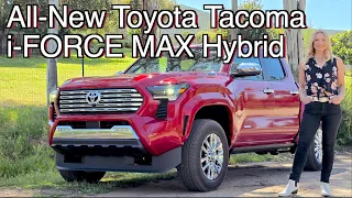 All-New 2024 Toyota Tacoma hybrid // i-FORCE MAX is wow, so is the price!