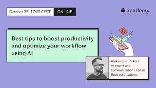 Best tips to boost productivity and optimize your workflow using AI