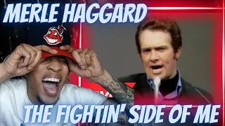 MY BROTHER ALMOST DIED FOR THIS COUNTRY!! MERLE HAGGARD - THE FIGHTIN' SIDE OF ME | REACTION