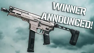 April Winner Announced! MkG 45acp DISSENT Pistol!