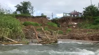 The landslide at Saumakia village in Naitasiri