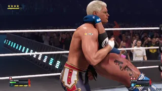 Cody Rhodes vs. AJ Styles – Undisputed WWE Title Match: WWE Backlash | WWE2K24