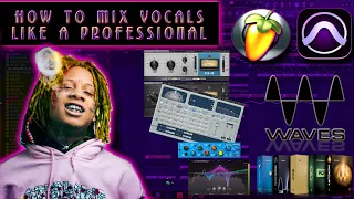 Modern Rap / Melodic Rap Vocal MIXING + EFFECTS | How To Trippie Redd , PnB Rock | FL20 Tutorial