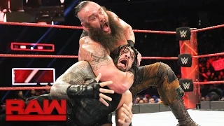 Roman Reigns vs. Braun Strowman: Raw, March 20, 2017