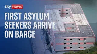 First asylum seekers arrive on Bibby Stockholm barge