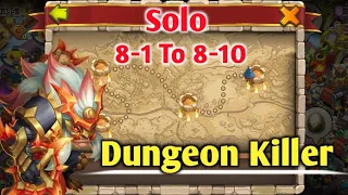 Berserker | Dungeon Killer | Solo 8-1 To 8-10😎😎 | Set Up Given | Castle Clash