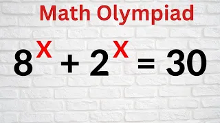 Math Olympiad 8^x+2^x=130 😊 | Math Olympiad Problems | Algebra @Mamtamaam