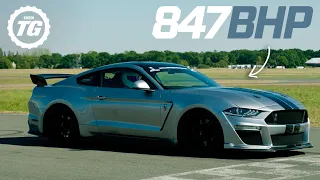 FASTEST MUSTANG EVER around the Top Gear Track? - Clive Sutton CS850R Stig Lap