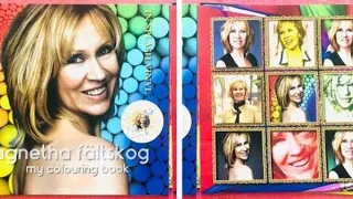 ABBA NOW AND THEN AGNETHA FALTSKOG MY COLOURING BOOK COMPLETE