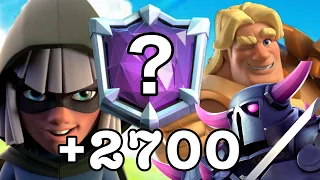 🏆+2700 with PEKKA RAM with Golden knight Bandit deck😘-Clash Royale